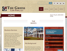 Tablet Screenshot of griesslaw.com